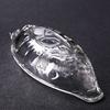 2pcs Large Size Dessert Plate Acrylic Salad Serving Bowl Boat Shaped Ice Cream Bowl  Restaurants