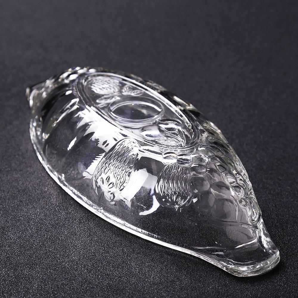 2pcs Large Size Dessert Plate Acrylic Salad Serving Bowl Boat Shaped Ice Cream Bowl  Restaurants