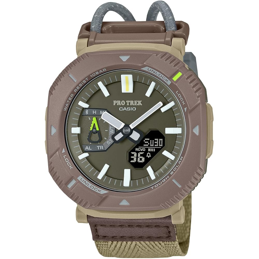 [Casio] Pro Trek Watch [Domestic Genuine] Hiker Line Bluetooth Tough Solar Biomass Plastic PRJ-B0...