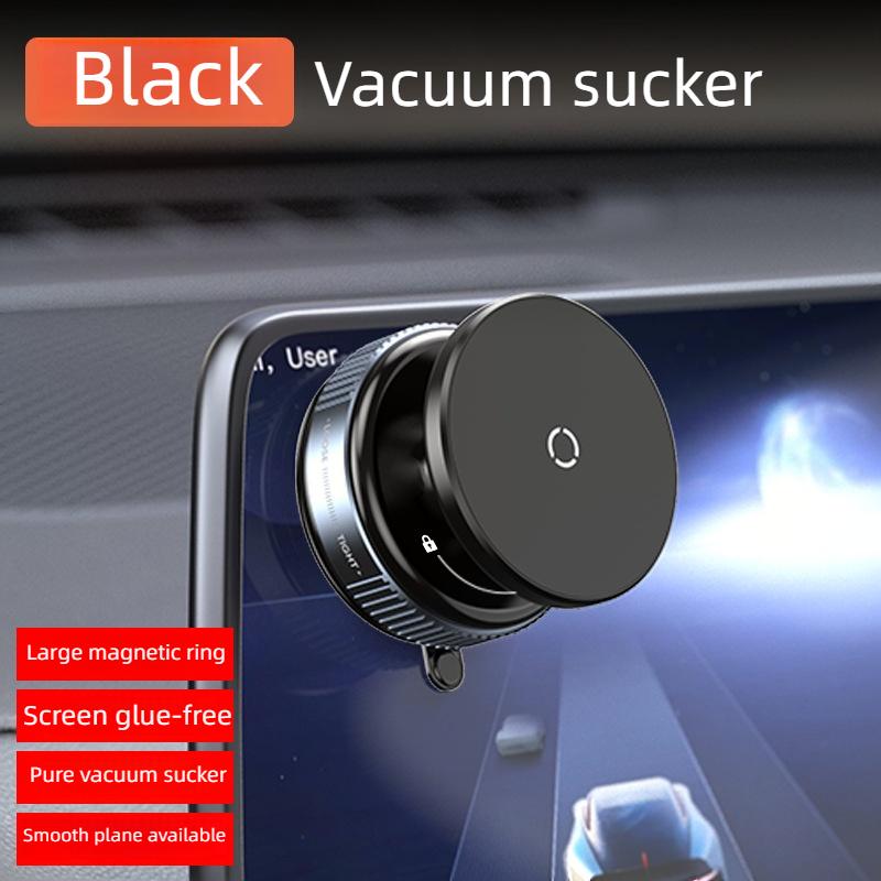 

Вакуумный магнитный держатель для телефона в автомобиль, вращающийся на 360° крепление для телефона MagSafe, для iPhone и всех смартфонов, для автомобиля/зеркала/стекла чёрный