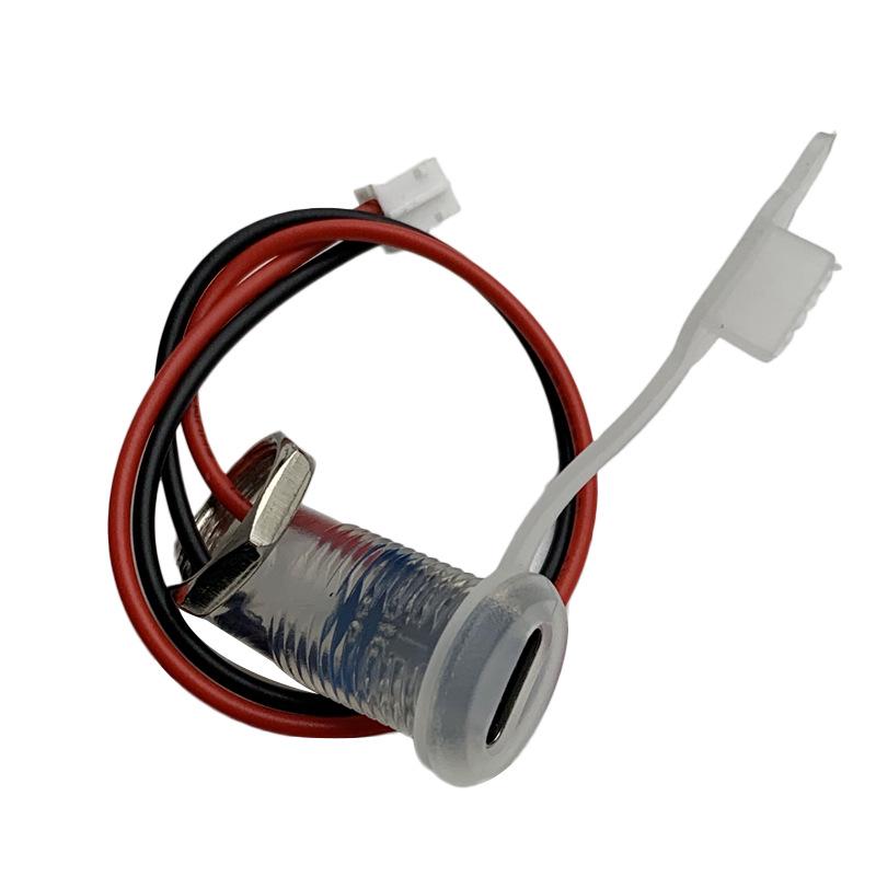 Waterproof USB-C Female Socket with 3-5A Fast Charging Cable
