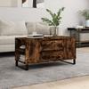 VidaXL Coffee Table Smoked Oak 102x44.5x50 Cm Engineered Wood 831009