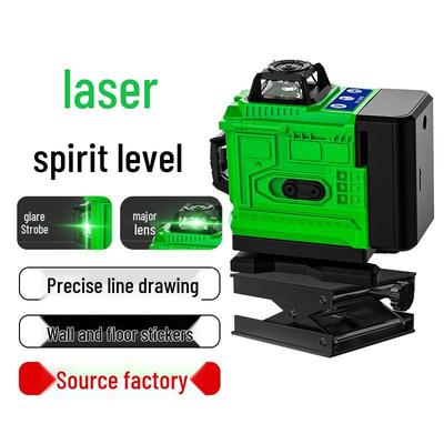 4D16 Mini Grön Laserlinjal: Utomhusinstrument för golvutjämning med hög precision