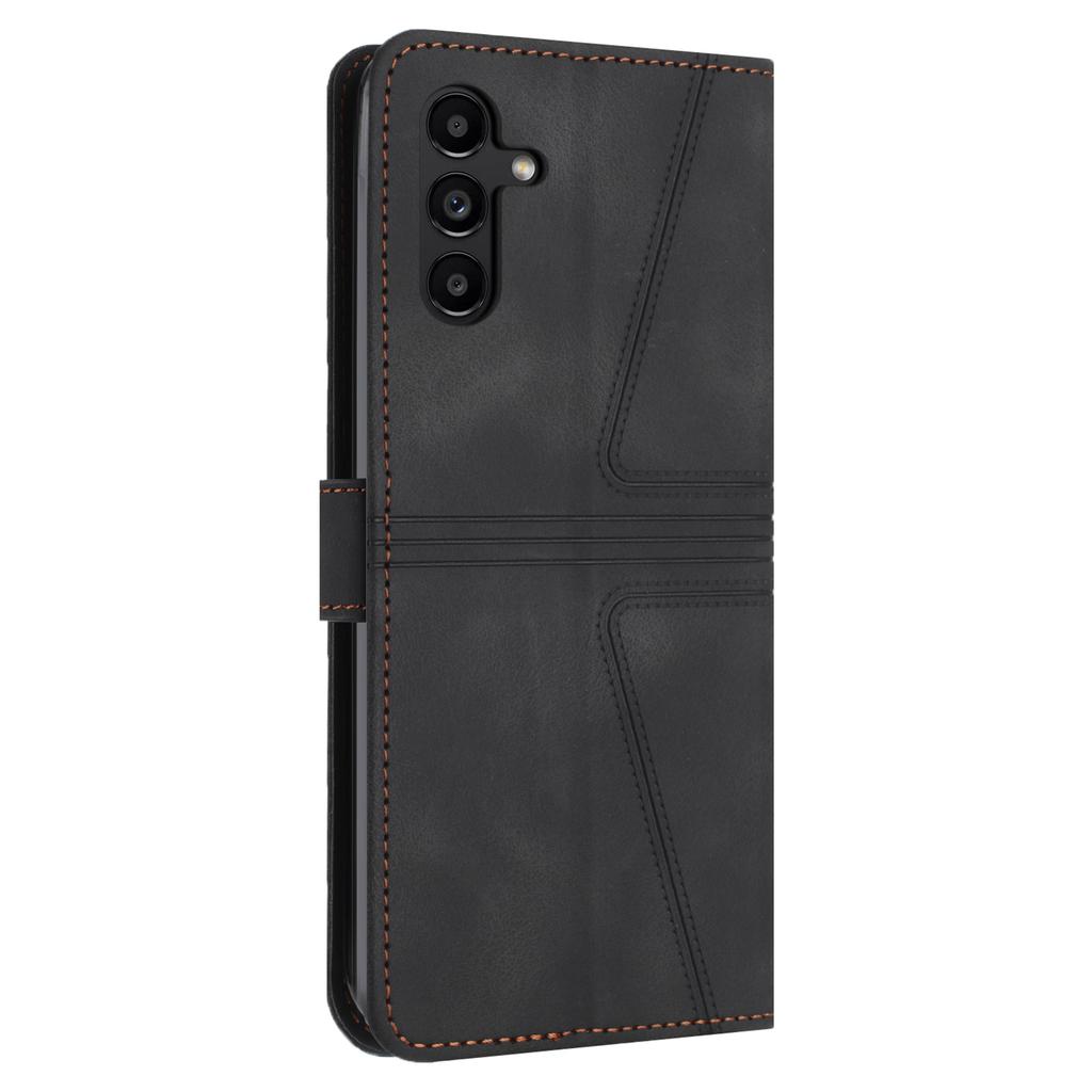 Pro Samsung Galaxy A17 5G Pouzdro Trojúhelníkový potisk Odolné proti poškrábání Kryt peněženky na telefon