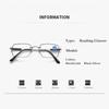 Rimless Reading Glasses for Women Anti Blue Light Cut Edge Middle Aged and Elderly Eyeglasses Fashion Eyewear Men