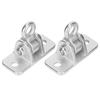 2Set Swing Hanger Iron Suspension Hammock Hanging Chair Hook Fixed Plate Accessories