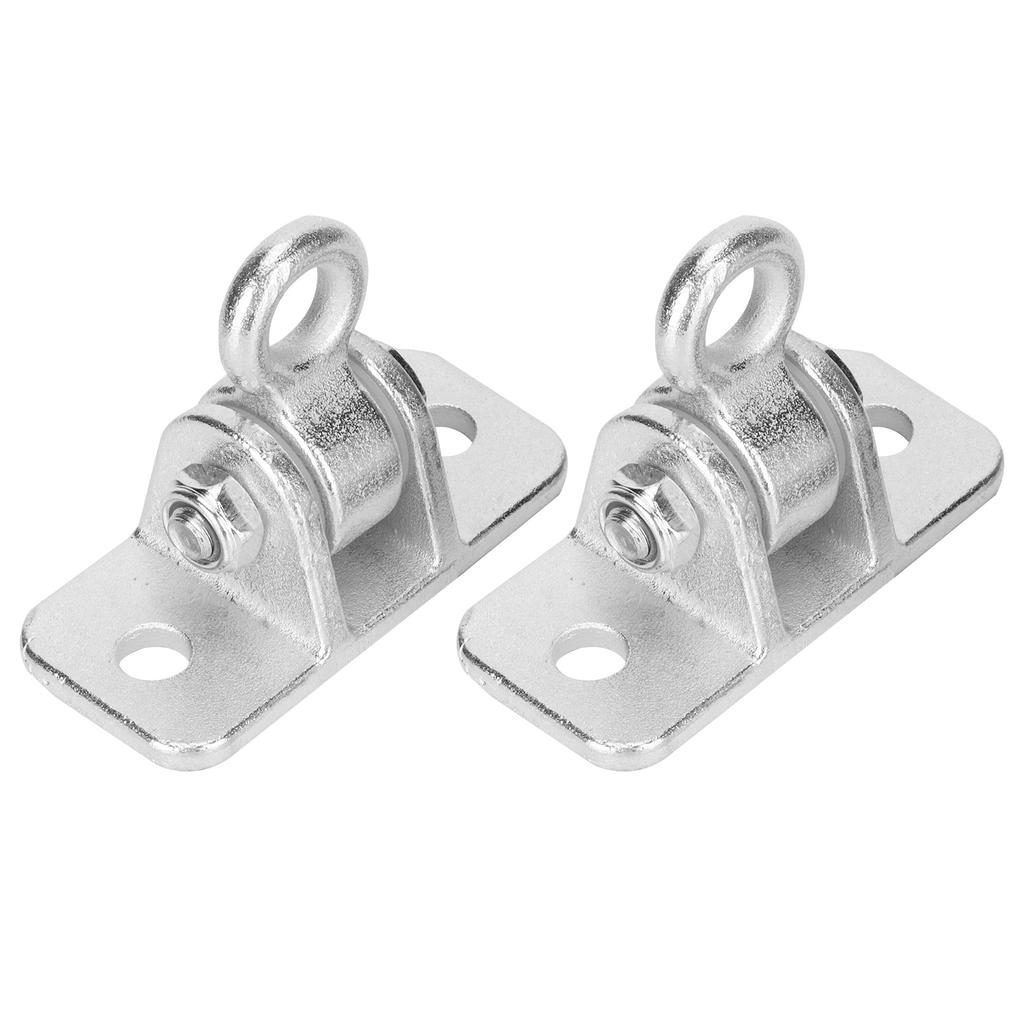2Set Swing Hanger Iron Suspension Hammock Hanging Chair Hook Fixed Plate Accessories
