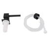 Soap Dispenser for Kitchen Sink Zinc Alloy Square Countertop Dish Soap Dispenser Pump with Silicone Extension Tube Kit