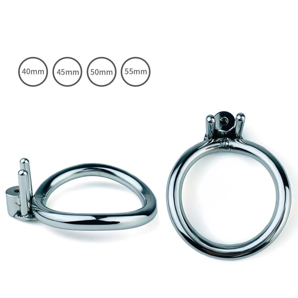 Metal Catheter Stainless Steel CB Lock Chastity Lock Penis Cage Sex Toys Ball Stretcher Cock Ring Sounding Slave