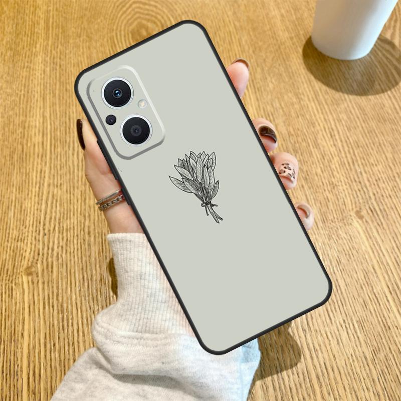 Aesthetics Flower Funda For OPPO Reno 7 8 Lite 14 F 13F 12F 11F 13 12 11 10 Pro OPPO Find X9 X8 X6 X5 Pro Case