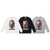 Ape Head Print Unisex Casual Loose Pullover Sweatshirt - Autumn/Winter Trend for Teens