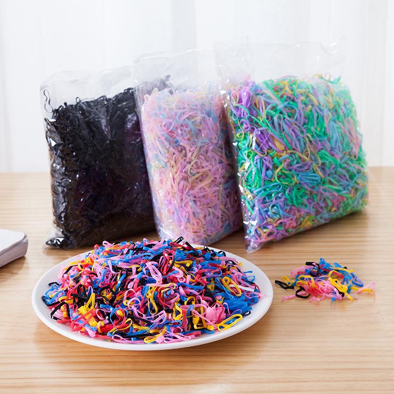 Child-Safe Hair Ties: Colorful, Non-Damaging Rubber Bands for Girls and Babies