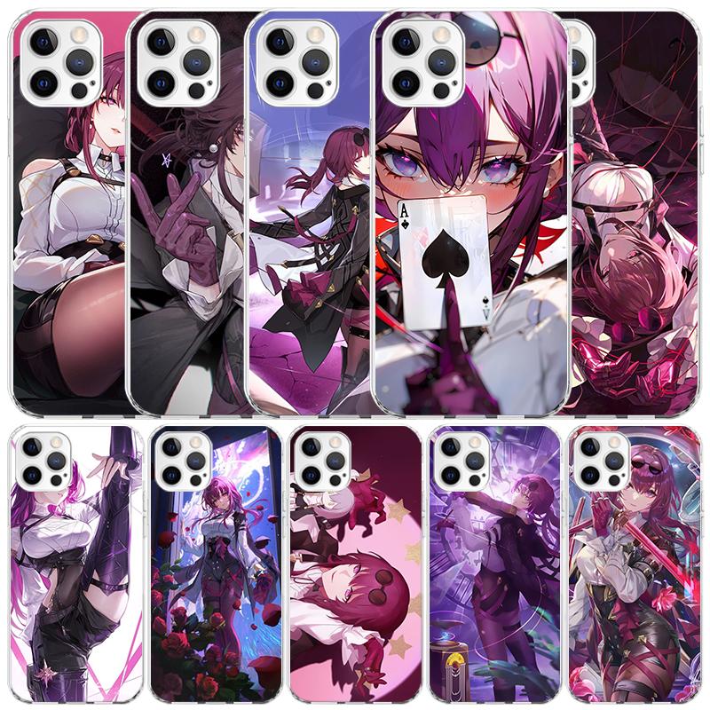 Honkai Star Rail Kafka Phone Case For IPhone 16 17 Air 16E 15 14 Plus 13 Mini 12 11 Pro Max 7 8 + SE 2020 Soft TPU Back Cover 16
