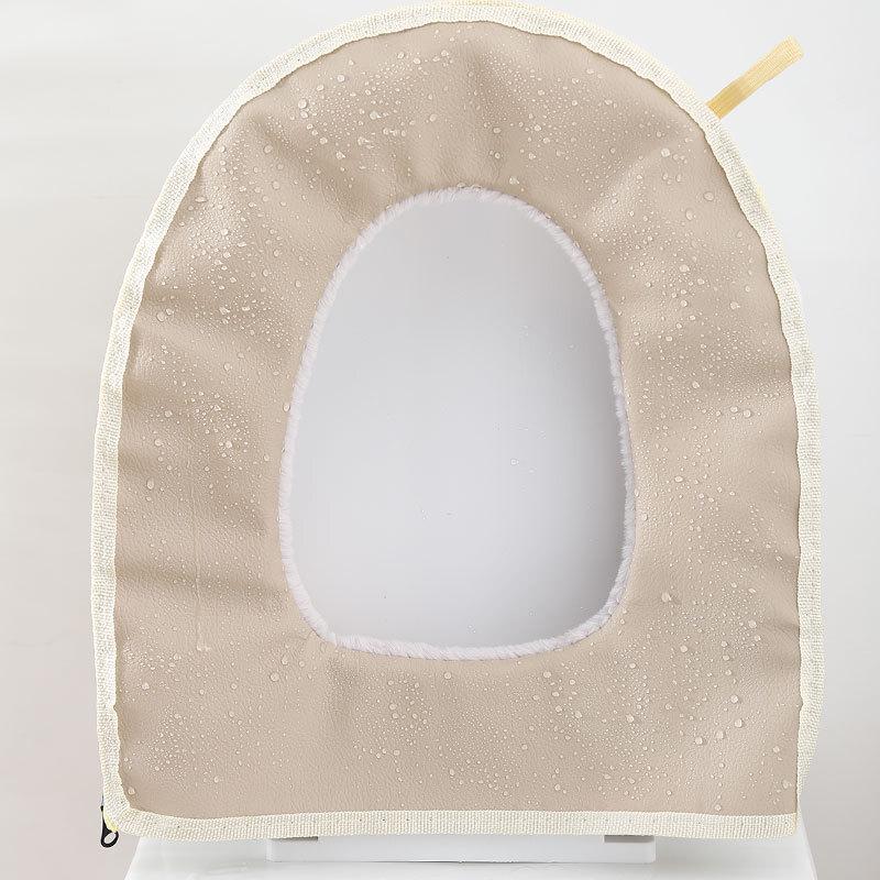 Waterproof Rabbit Velvet Fawn Winter Toilet Seat Cover