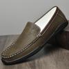 Boty z pravé kůže Pánské mokasíny Pohodlné boty pro volný čas Pánské ploché mokasíny Pánská obuv