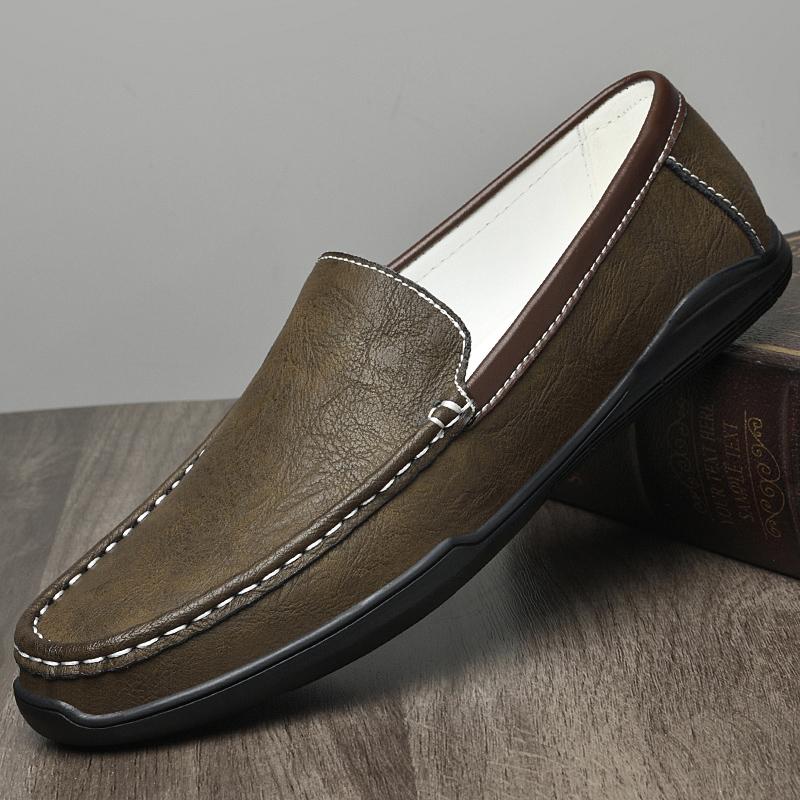 Genuine Leather Shoes Men Loafers Comfortable Casual Shoes Men Flats Moccasins Men Footwear