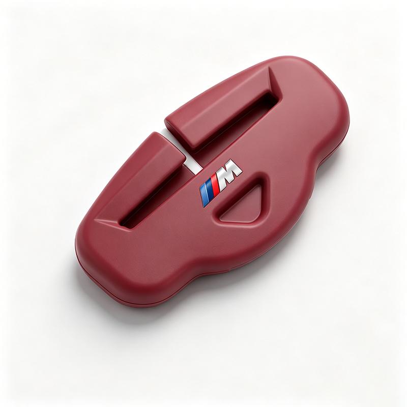 2pcs Silicone Car Seat Belt Buckle Protective Cover Decorative Accessories For BMW X1 X2 X3 X5 X4 X6 X7 iX3 F20 F10 F07 E70 E46 E1