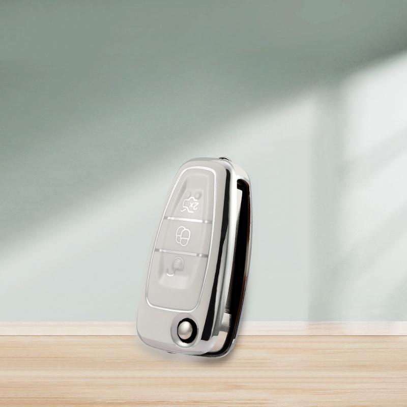 For Ford C-Max S-Max Focus Galaxy Mondeo Ranger Transit Tourneo Custom Tpu Car Remote Key Fob Shell Cover Case Keyshell