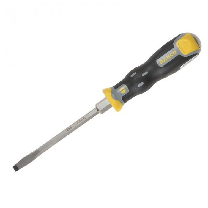 Bahco Tekno+ Through Shank Screwdriver Flared Slotted Tip 6.5mm X 125mm
