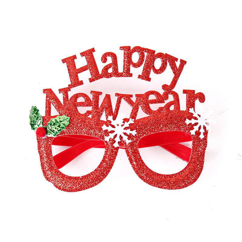 Kreative Weihnachtsbrillen - Weihnachtsmann, Schneemann, Geweih für Erwachsene & Kinder