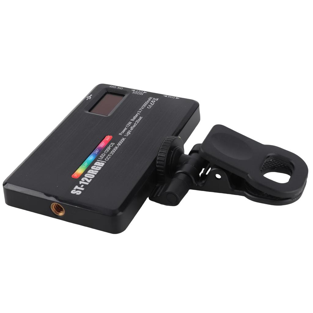 RGB Video Light 2500K To 9000K Adjustable Brightness 20 Special Scene Lighting Effects Portable LED Photography Light