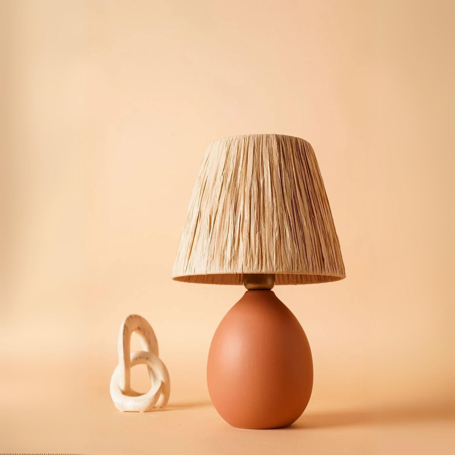 

Rond Ceramic Lampshade Brown-Cream 37 cm вершковий/коричневий