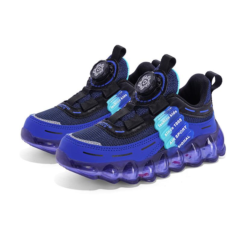 28-39 Children's Net Rotation Buttons Sports Shoes Boys Basketball Sports Shoes Girls Sports Shoes