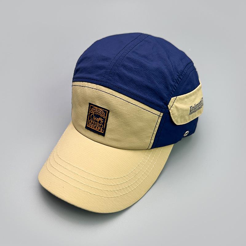Printed Color Matching Letter Quick-Drying Baseball Cap Men'S And Women'S Sunshade Breathable Outdoor Rear Sealing Cap