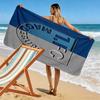 1. FC Magdeburg Print Beach Towel, Large Soft Quick Dry Towel for Beach Camping Swimming