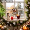 Acrylic Three Horses Christmas Suncatcher Stained Glass Effect Window Hanging Ornament Equestrian Holiday Gifts