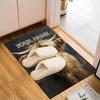 1PC Custom Name Highland Cow Portrait Theme Floor Mat Ideal for Living Room, Game Rooms, Office, Bedroom,Floor Mat Playful Design179