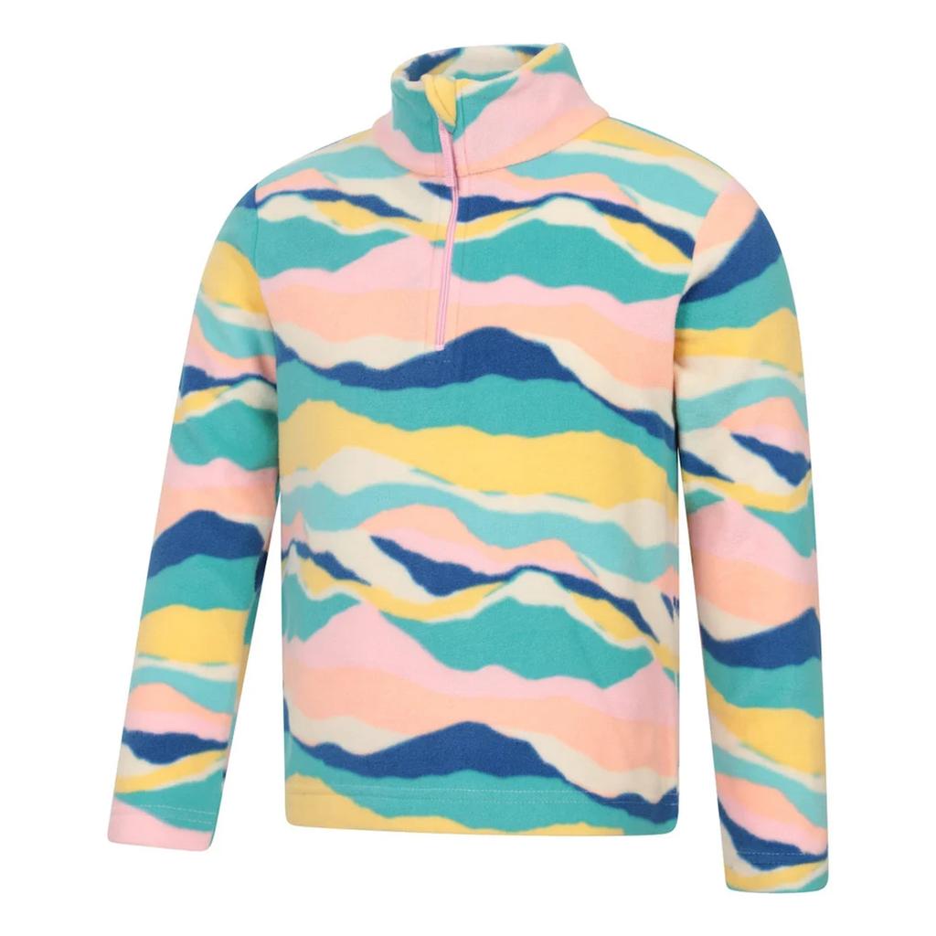 Mountain Warehouse Childrens/Kids Endeavour Abstract Half Zip Fleece Top