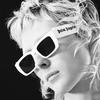 European and American alphabet sunglasses new fashion street hip hop sunglasses Internet celebrity sunglasses female ins