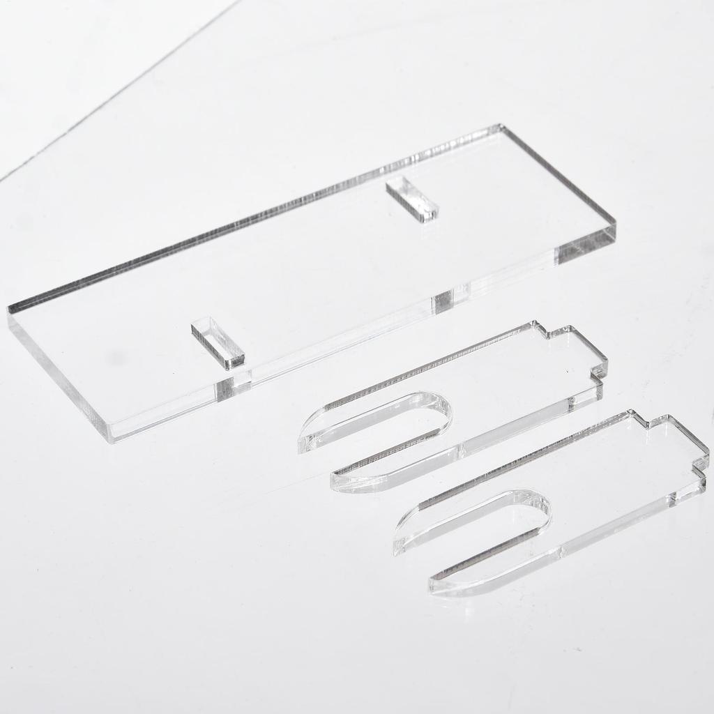 1PC Transparent Acrylic Handheld Fan Display Holder Storage Display Stand Desktop Fan Organizer Performance Props Holder