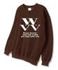 Wibelibellyu From Style Oversized Terry Sweatshirt Brown