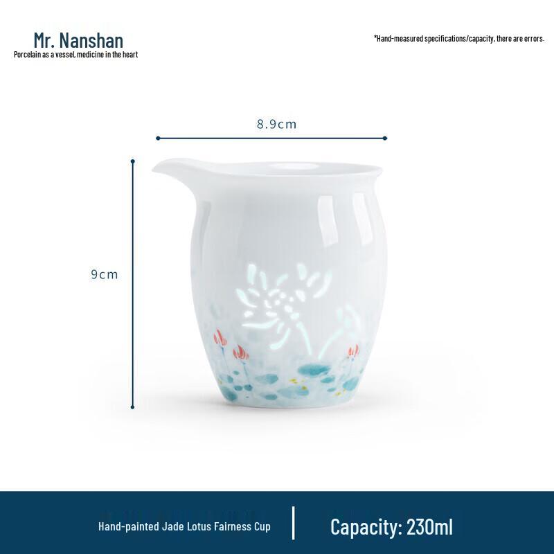 Nanshan Gentleman Hand-Painted Ceramic Gongfu Fair Cup