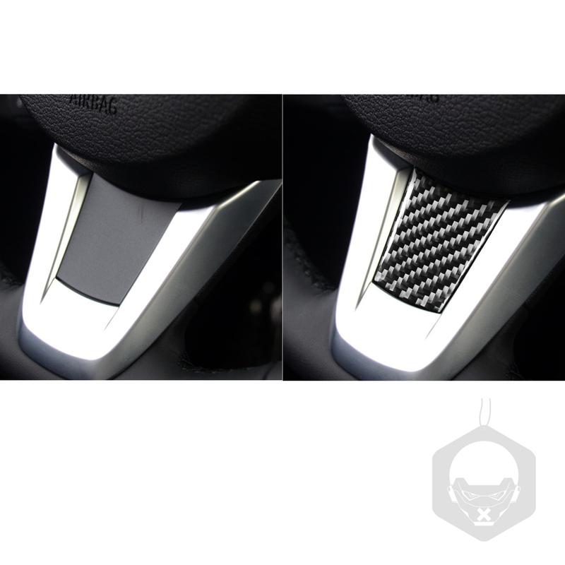 Real Carbon Fiber Car Accessories Driver Wheel Chin Cover Soft Sticker For BMW Z4 E89 2009 2010 2011 2012 2013 2014 2015 2016