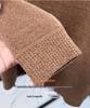 Men's Anti-Pilling Embroidered Chinchilla Velvet Knit Sweater - Thickened, Warm, Lightweight Autumn/Winter Sweater