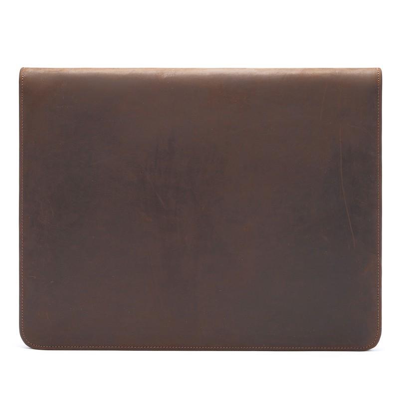 First Layer Cowhide Retro Men s Handbag Crazy Horse Leather Multifunctional IPad Genuine Business Wallet Men 36X28X4