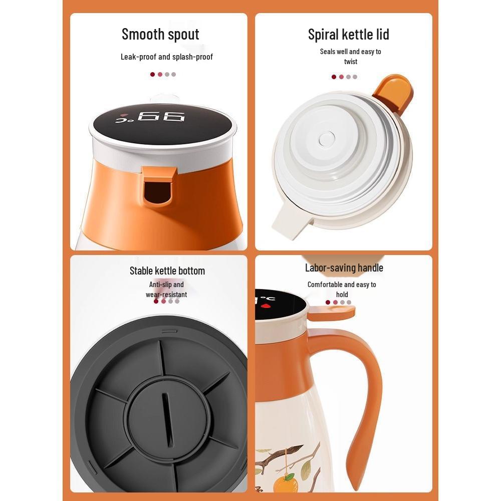 2025 Stylish Large Capacity Insulated Kettle for Home, Dorm, and Office Use
