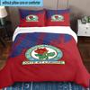 Set Biancheria da Letto Calcio Blackburn Rovers Crest 3 Pezzi Copripiumino Chiusura Include 1 Copripiumino e 2 Federe Set Biancheria da Letto Arredamento Casa Regali