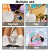 12pcs Faux Fur Pom Pom Balls Fluffy Pompoms for Hats Scarves Bags Keychains and DIY Craft Decoration Accessories