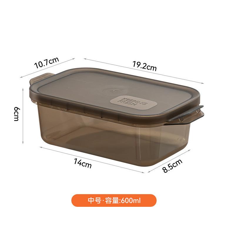 

Набор из трех предметов контейнеров для хранения продуктов с крышками, насаживающимися плотно, из пищевого пластика, для сохранения свежести фруктов, замороженных герметичных контейнеров для еды, упаковочная коробка