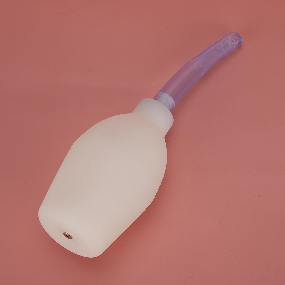 Silicone Women Female Anal Douche Enema Bulb Vaginal Douche Enema Cleaner