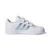 Adidas VL Court 2.0 J 'White Vision Metallic' GW2341