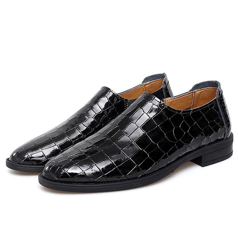 

Мужские роскошные деловые кожаные туфли из мягкой натуральной кожи черного цвета в британском стиле с заостренным носком, повседневные, модные, формальные, маленькие кожаные туфли 37 чёрный