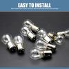10 PCS Car 1157 P21/5W S25 BAY15D Light Bulb, Double Tail High And Low Brake Light Bulb Turn Signal Light Bulb LongerLife Replacement, Universal