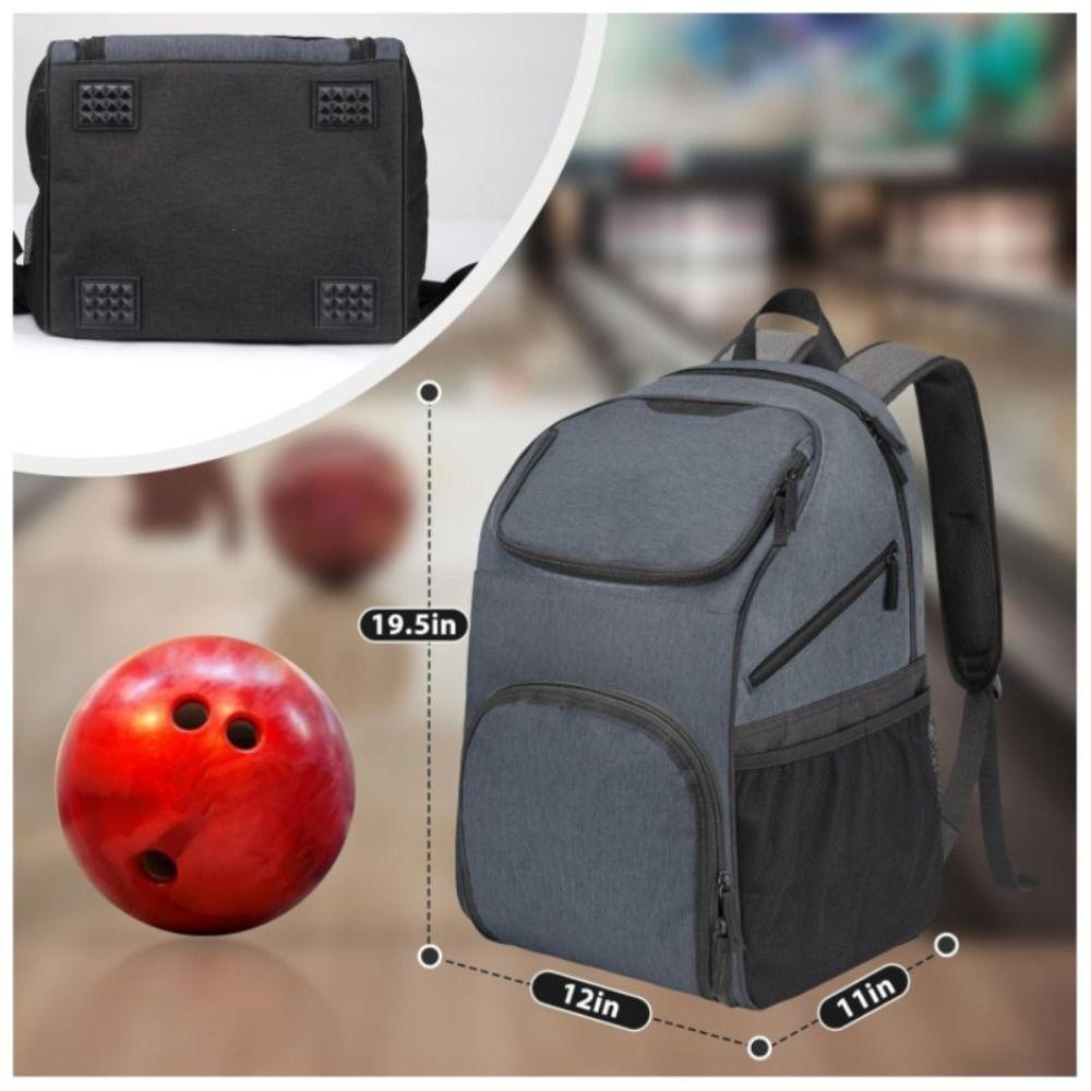 Sac de Bowling Grande Capacité avec Compartiment à Chaussures Sac Tote de Bowling pour Hommes Femmes