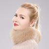 New Lady Real Fox Fur Scarf Women Natural Real Fox Fur Ring Scarves Girl Lovely Good Elastic Knitted Genuine Fox Fur Headband