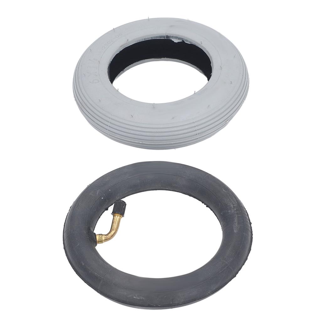 6 Inch Inflatable Tire with Outer Tyre Rubber Inner Tube Caster Wheel Tire Replacement 36PSI Load